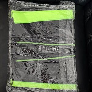 Stylish Black and Green Jumpsuit